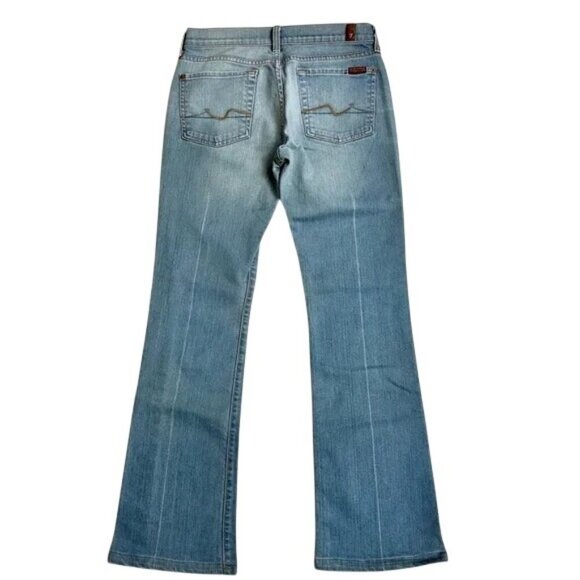7 For All Mankind Vintage Bootcut Low-Rise Jeans - Picture 5 of 6